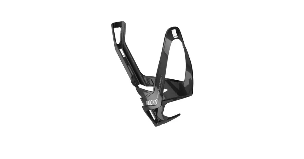 Autentický Košík na láhev ELITE Rocko Carbon Glossy Black/White