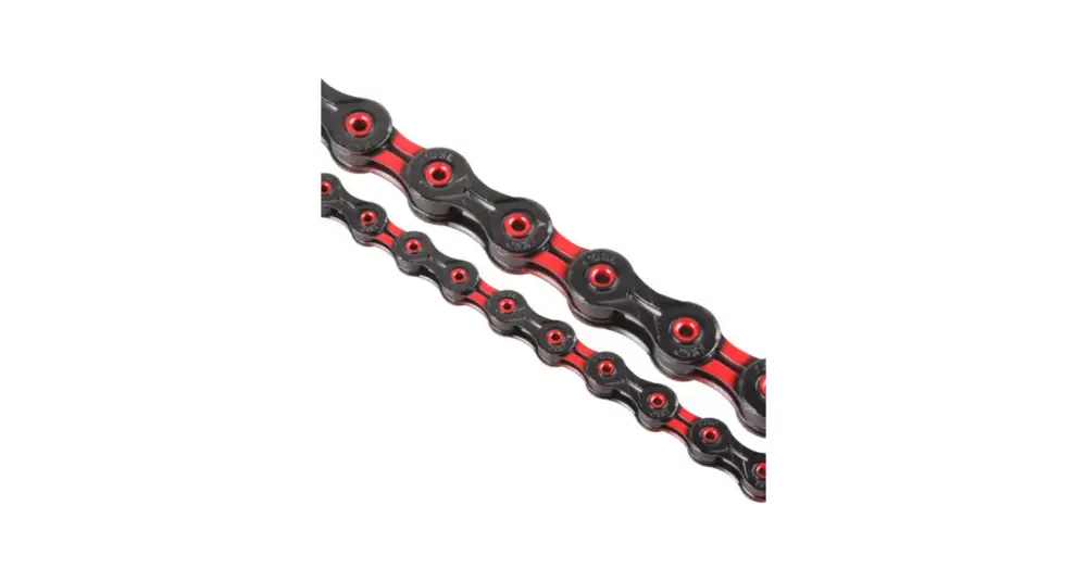 Řetěz KMC DLC10 SuperLight Black/Red Omezená Nabídka
