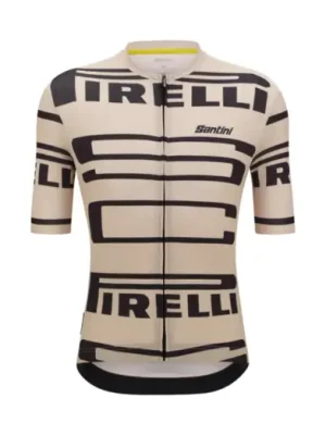 Expresní Doručení Dres SANTINI Pirelli Sport Cappuccino