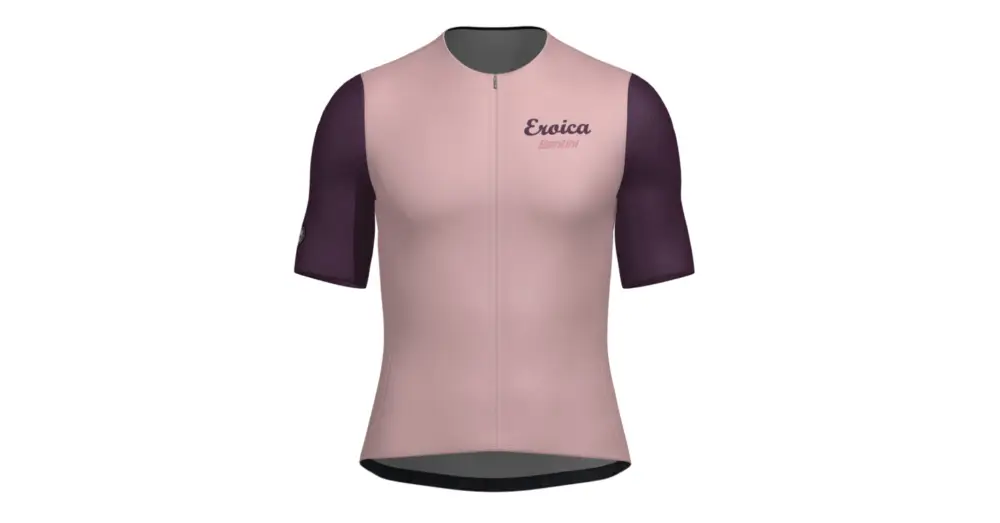 Víkendová Akce Dres SANTINI Eroica Borgo Rose