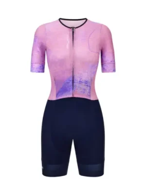 Dámská triathlonová kombinéza SANTINI Leaf Motion Zlevněný
