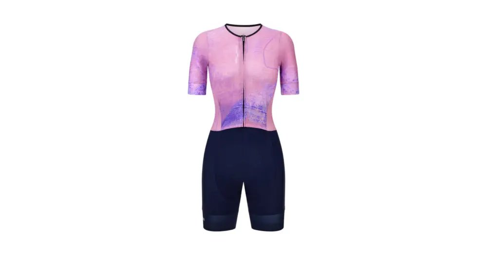 Dámská triathlonová kombinéza SANTINI Leaf Motion Zlevněný