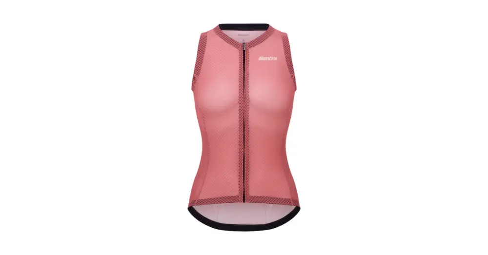 Nejlepší Cena Dámský dres bez rukávů SANTINI Opal Pink