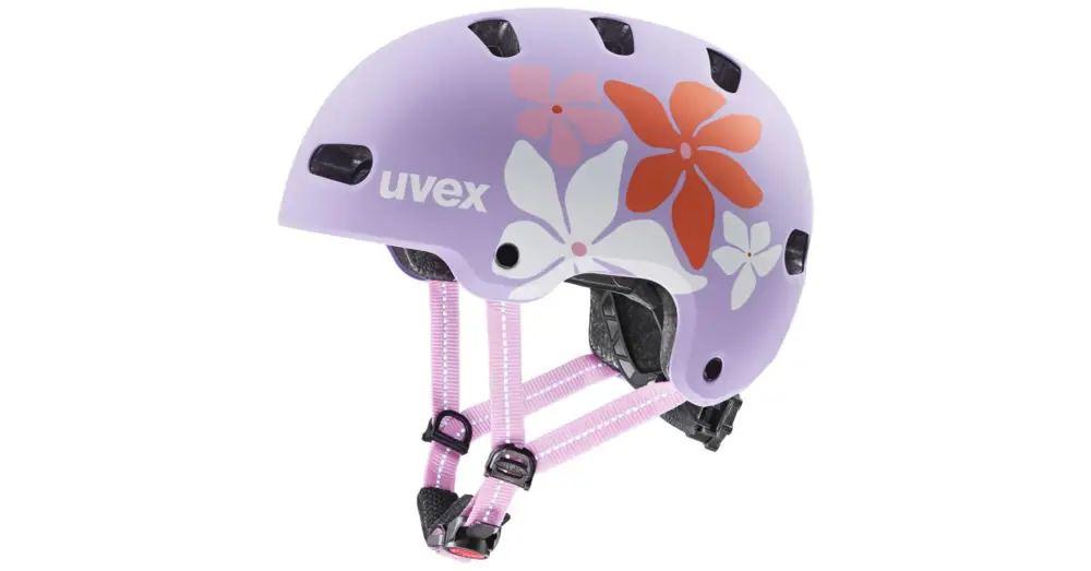 Víkendová Akce Dětská helma UVEX Kid 4 Style Flower Lilac Matt