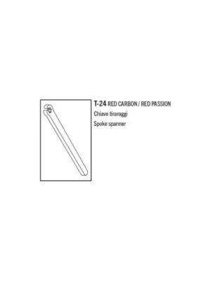 Náhradní díly FULCRUM spoke wrench RED CARBON Sleva