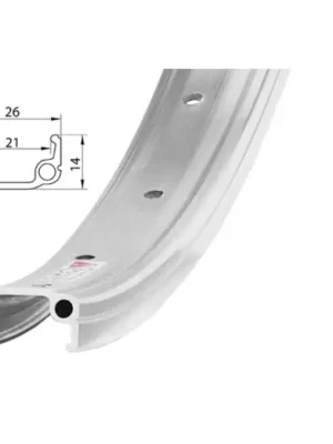 Ráfek REMERX RMX 21 12" Natural 16 děr Sezónní Sleva