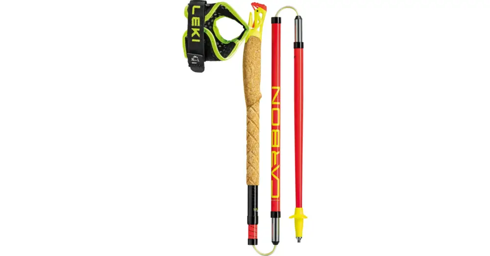 Trekingové hole LEKI Ultratrail FX One Bright Red-Black-Neonyellow Nová Kolekce