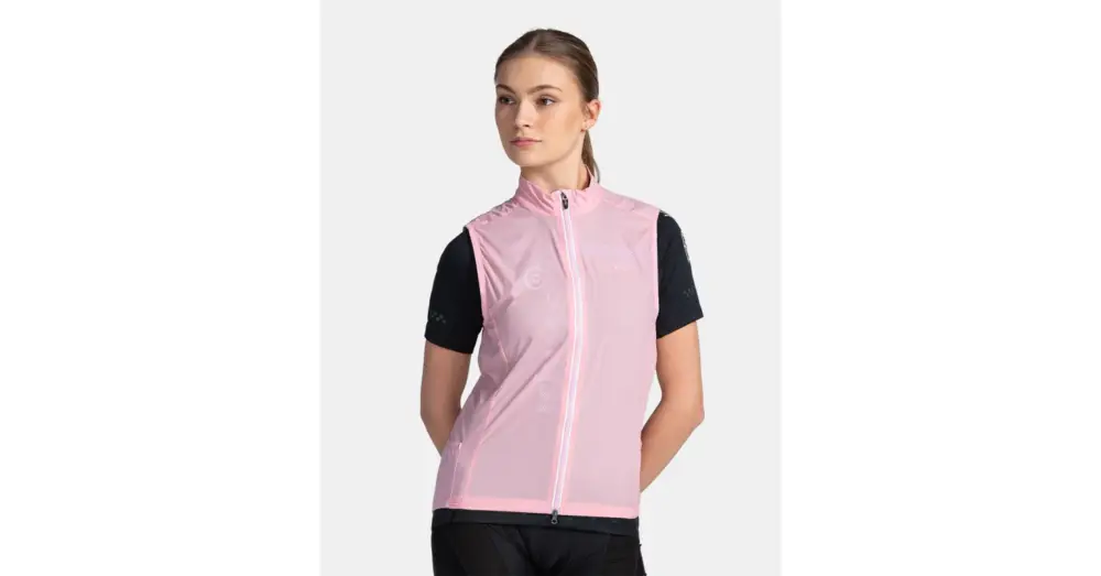 Dámská vesta KILPI Flow Light Pink Poslední Šance