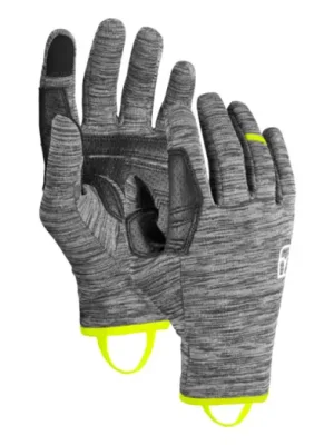 Rukavice ORTOVOX Fleece Light Black Steel Blend Expresní Doručení