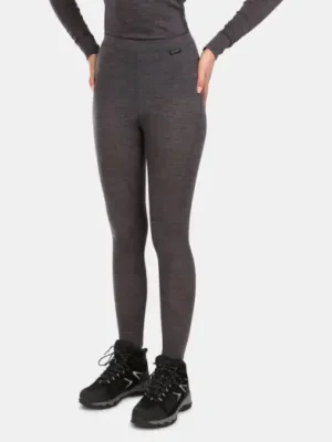 Aktuální Dámské termoprádlo z Merino vlny KILPI Mavora Bottom Dark Grey