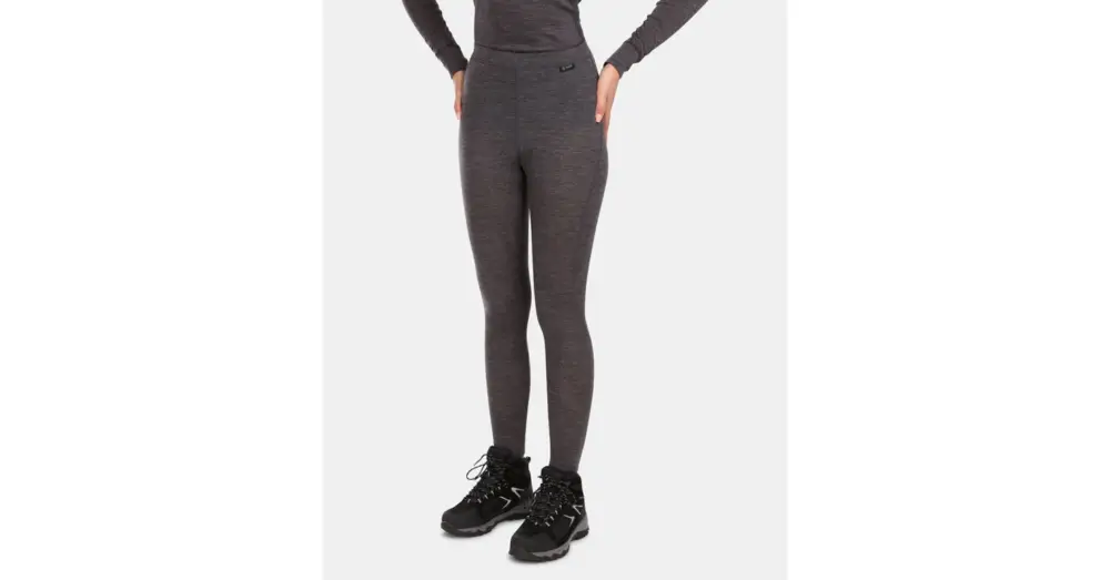 Aktuální Dámské termoprádlo z Merino vlny KILPI Mavora Bottom Dark Grey