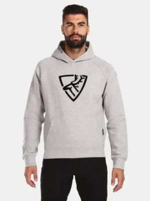 Rychlé Dodání Bavlněná mikina KILPI Fjela Light Grey