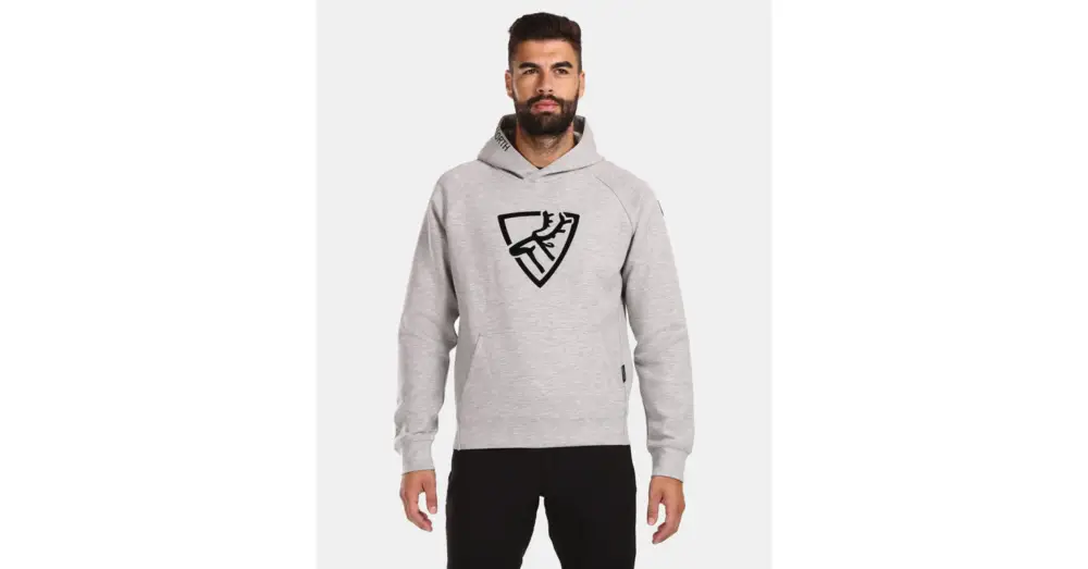 Rychlé Dodání Bavlněná mikina KILPI Fjela Light Grey