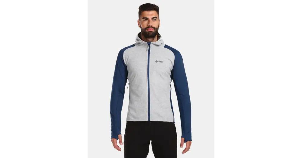 Hřejivá mikina s kapucí KILPI Versam Dark Blue Akční Nabídka