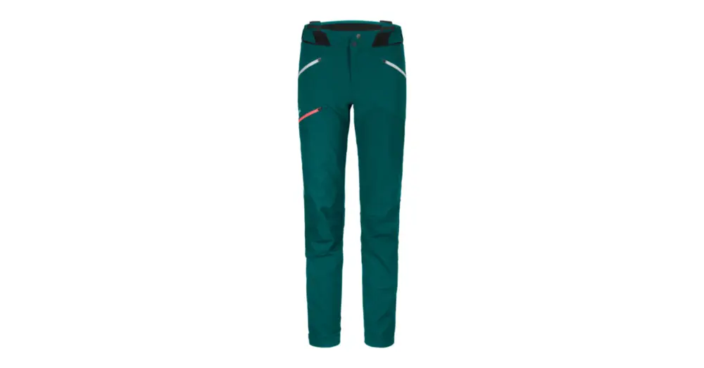 Akční Cena Dámské kalhoty ORTOVOX Westalpen Softshell Pacific Green