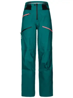Dámské kalhoty ORTOVOX 3L Deep Shell Pacific Green Rychlé Dodání
