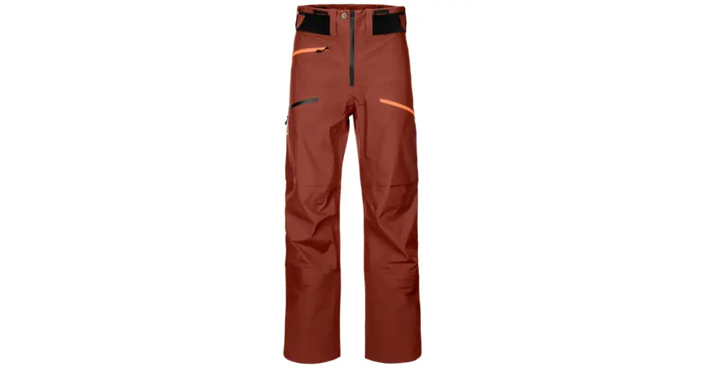 Doprava Zdarma Kalhoty ORTOVOX 3L Deep Shell Clay Orange