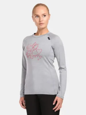 Rychlé Dodání Dámské termoprádlo KILPI Mavora Top Light Grey