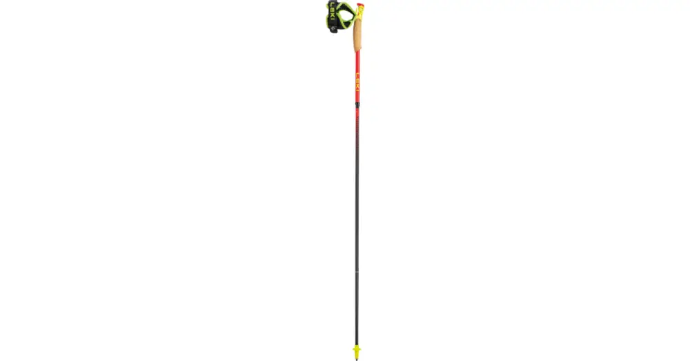Trekingové hole LEKI Ultratrail FX One Superlite Bright Red-Neonyellow-Naturalcarbon Autentický
