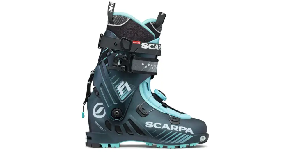 Dámské skialpové boty SCARPA F1 3.0 Anthracite/Aqua Koupit Online