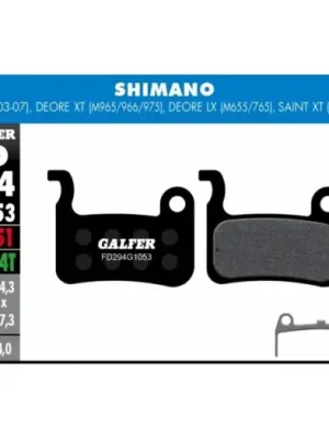 Brzdové destičky Galfer SHIMANO FD294 Objednat Nyní