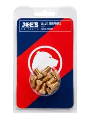 Zlevněný JOE´S adaptér ventilku AV - Presta (10ks)