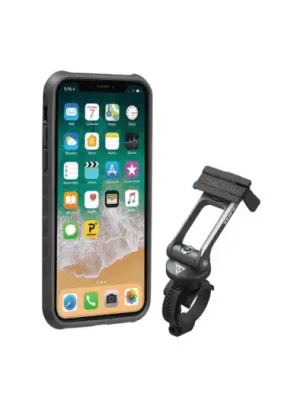 Akční Nabídka TOPEAK obal RIDECASE pro iPhone X černá/šedá