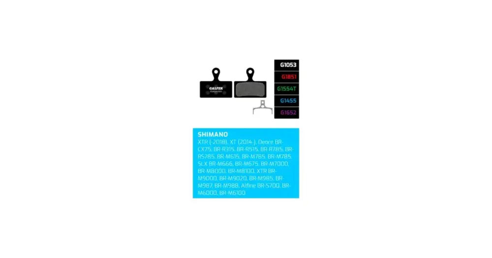 Brzdové destičky Galfer SHIMANO FD452 for electric bikes Koupit Online