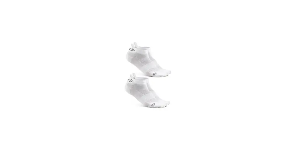 Autentický Ponožky CRAFT Shaftless 2-pack Bílá