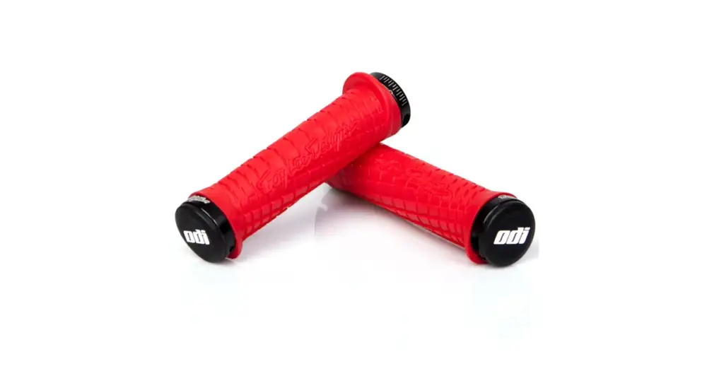 Gripy MTB ODI Troy Lee Designs Lock-On bonus pack červené Nejprodávanější