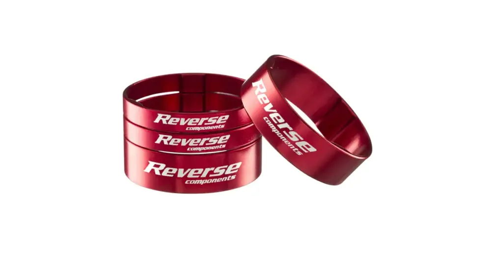 Novinka Podložka distanční Reverse Alloy Ultra-Lite set 1 1/8" Červená