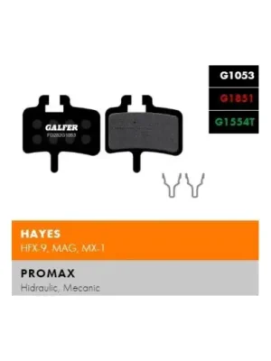 Tovární Cena Brzdové destičky Galfer FD282 - Hayes, Promax