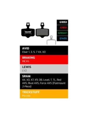 Doprava Zdarma Brzdové destičky Galfer AVID FD427 - Road