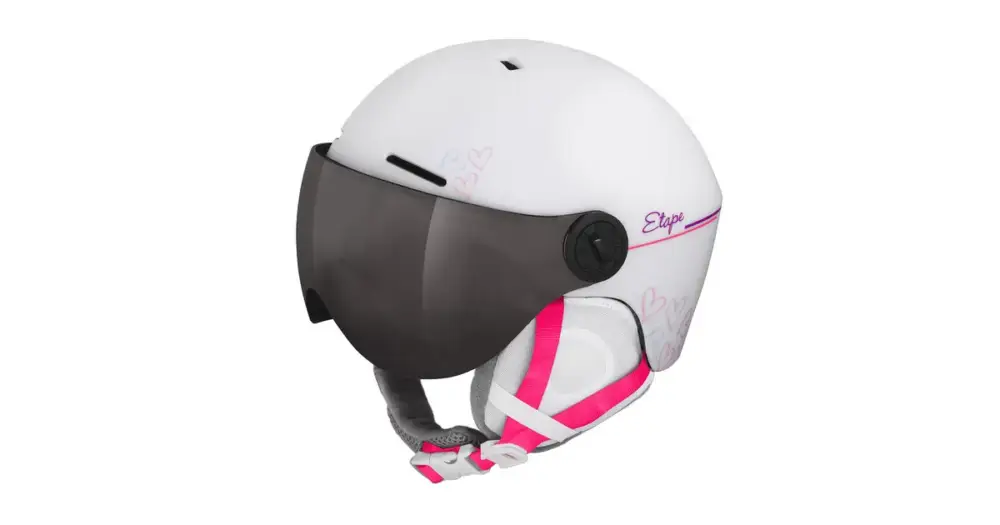 Etape dětská lyžařská přilba SPEEDY PRO Bílá Mat - vel. 53-55 cm Víkendová Akce