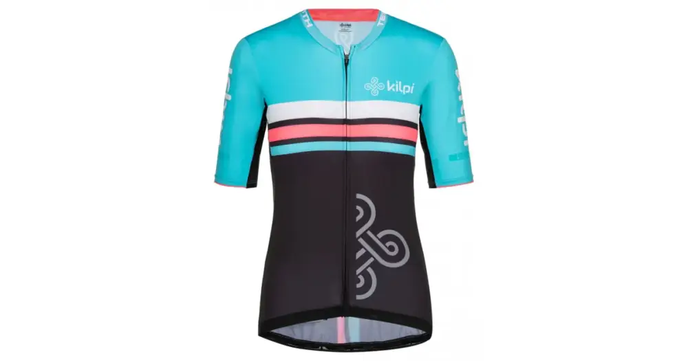 Zlevněný Dámský týmový cyklistický dres Kilpi CORRIDOR-W Světle Modrá