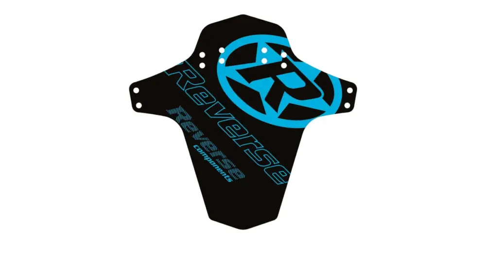 Akční Nabídka Blatník přední Reverse MudGuard Logo Black / Light Blue