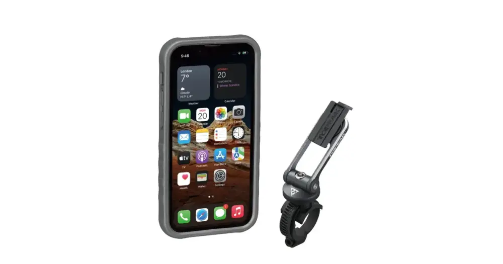 TOPEAK obal RIDECASE pro iPhone 13 Mini černá/šedá Top Prodej