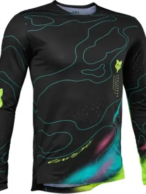 Cenový Hit Pánský cyklo dres Fox Flexair Lunar Jersey Black