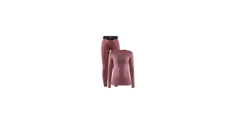 Dámský set CRAFT CORE Wool Merino Červená Hit Sezóny