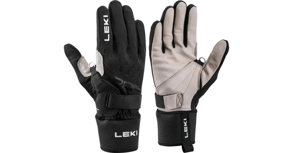 Rukavice LEKI PRC Premium Shark Black/Sand Sezónní Sleva