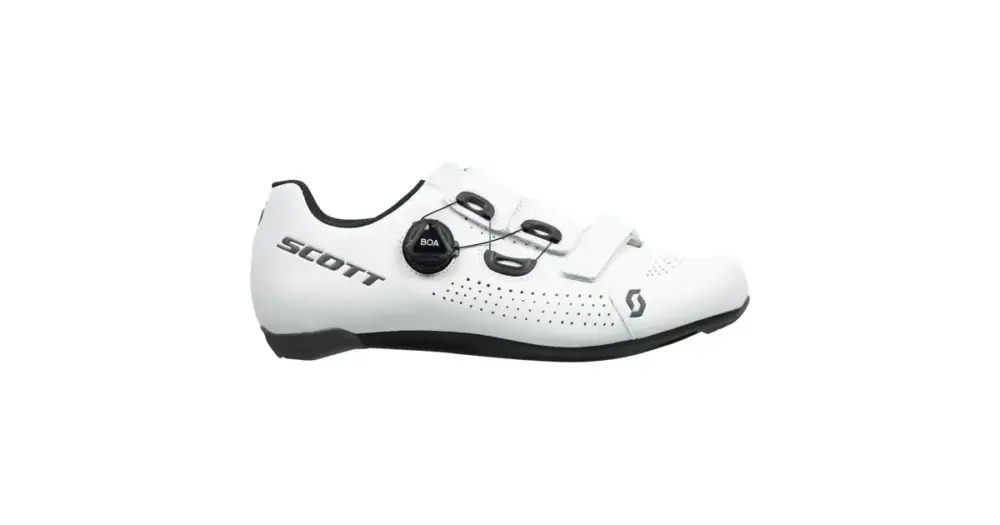 Zlevněný Cyklistická obuv SCOTT Road Team BOA® White/Black