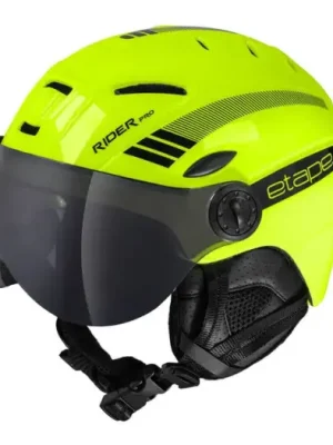 Etape dětská lyžařská přilba RIDER PRO žlutá fluo - vel. 53-55 cm Pouze Dnes