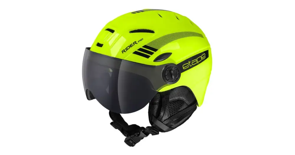 Etape dětská lyžařská přilba RIDER PRO žlutá fluo - vel. 53-55 cm Pouze Dnes