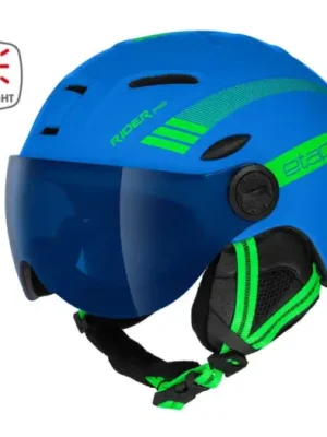Etape dětská lyžařská přilba RIDER PRO LIGHT modrá/zelená mat - vel. 53-55 cm Originální