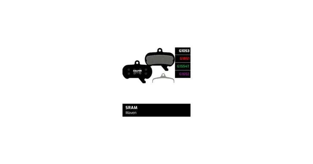 Akční Nabídka Brzdové destičky Galfer SRAM MAVEN FD575 - SRAM - Advanced
