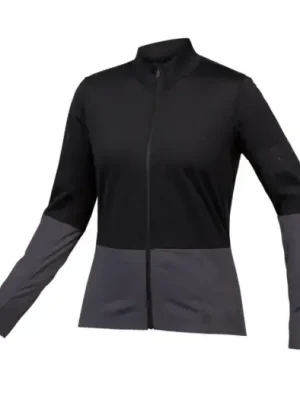 Víkendová Akce Endura dámský dres FS260 Jetstream s dlouhým rukávem Černá