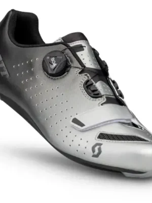 Akční Cena Cyklistická obuv SCOTT Road Comp Boa® Black Fade/Metallic Silver