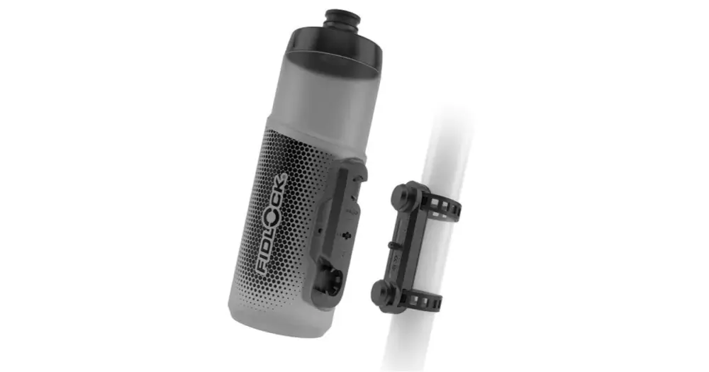 Láhev na kolo Fidlock s magnetickým držákem Uni Base, tmavá, 600 ml Finální Výprodej