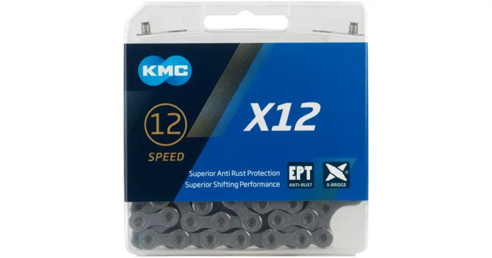 ŘETĚZ KMC X12 EPT NEREZ STŘÍBRNÝ BOX Nízká Cena