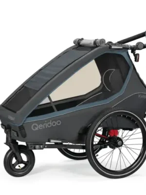 Vozík QERIDOO KidGoo1 - Steel Grey Doprava Zdarma